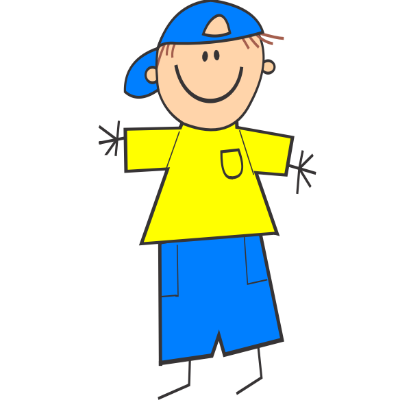 Download Boy With Cap Free Svg