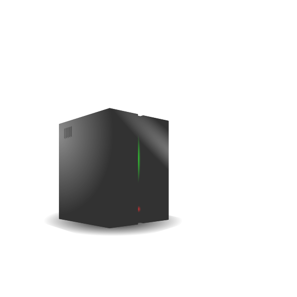 Mainframe computer vector image