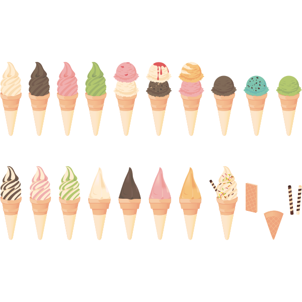 Ice cream cones