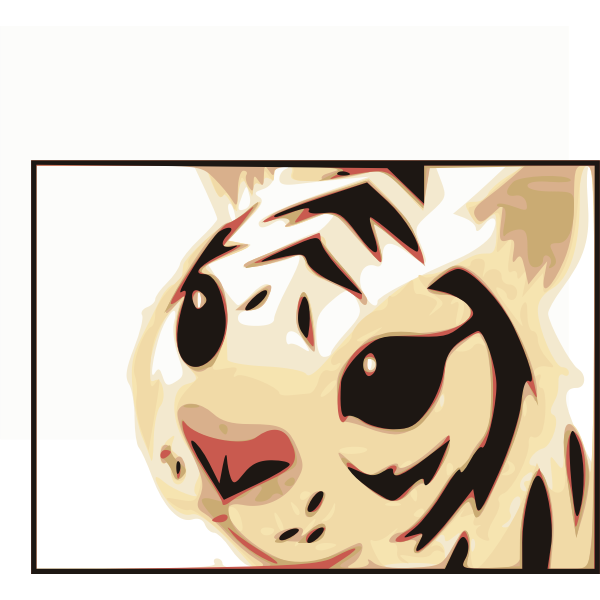 Baby Tiger Free Svg