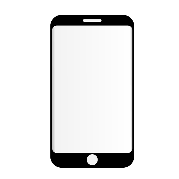 Mobile phone silhouette