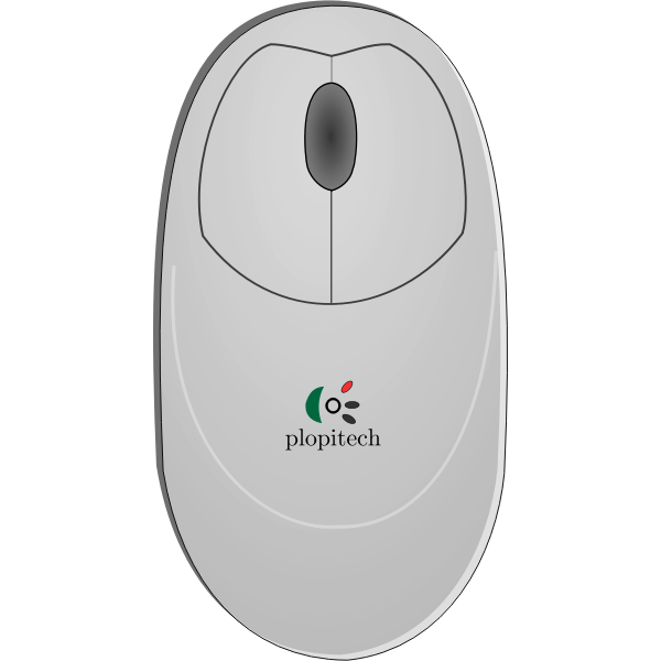 Vector clip art of computer mouse