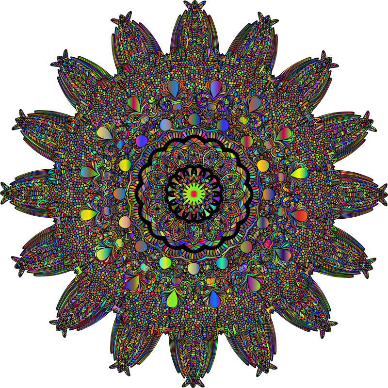 Gliding Mandala Polyprismatic Pattern