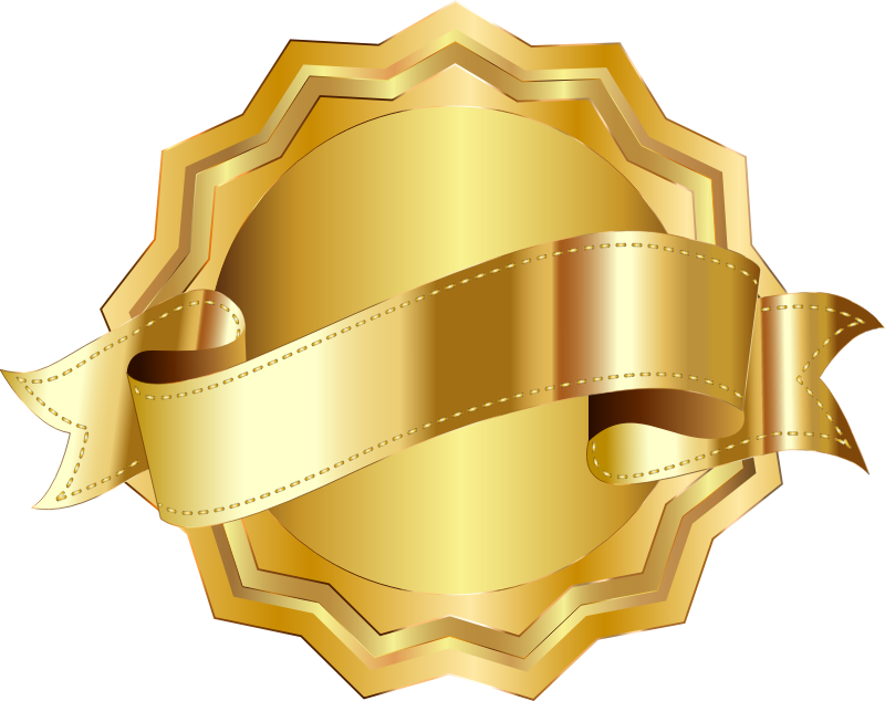 Gold emblem - Free SVG