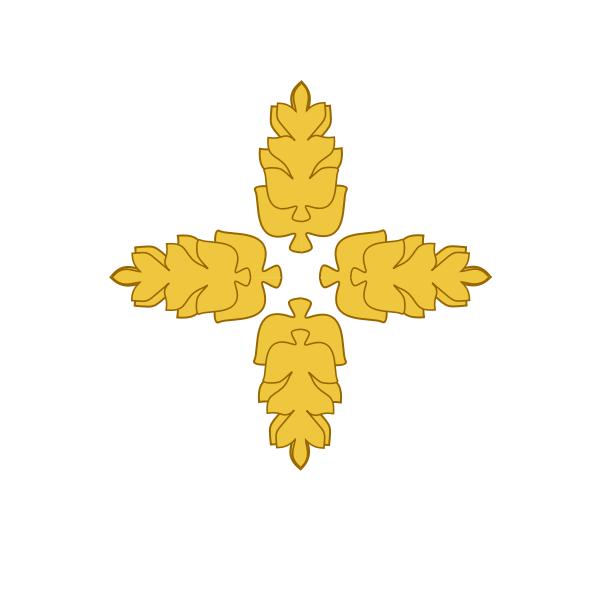 Golden Wheat Medallion
