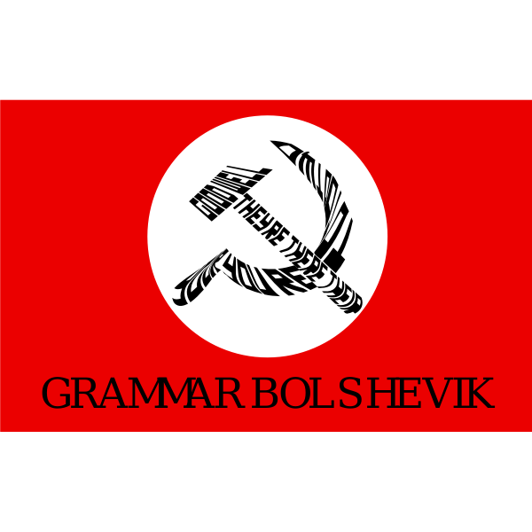 grammar bolshevik with text