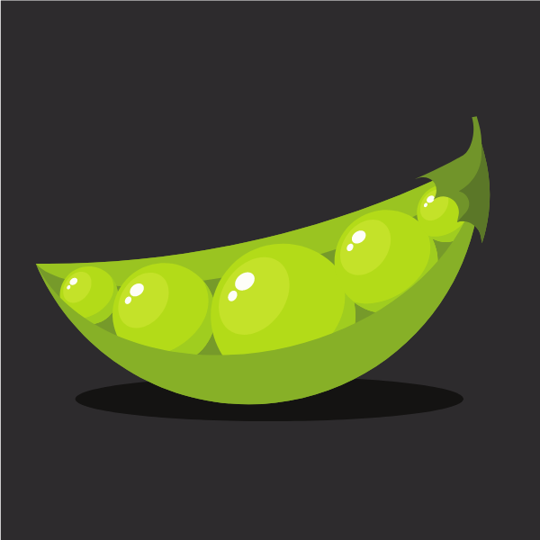 Green peas legumes
