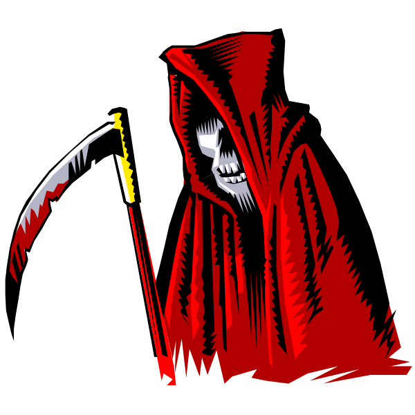 Red Grim Reaper Free Svg