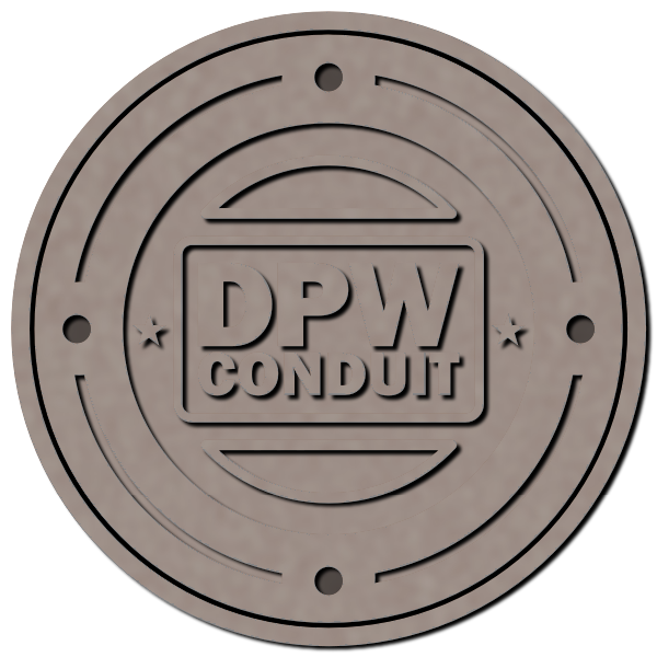 Manhole cover large vector image