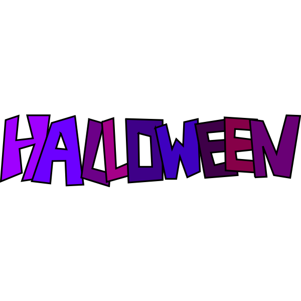 Halloween logo vector illustration