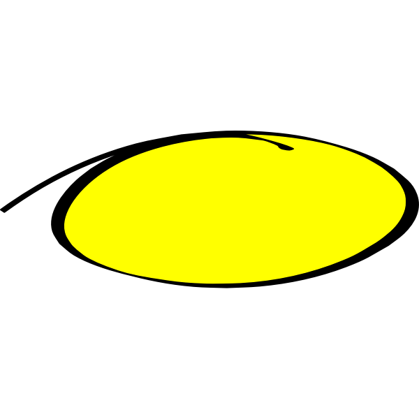 Handwritten circle yellow color-1581947098
