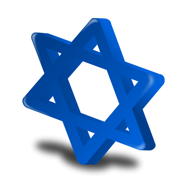 3d Vector Of Star Of David Free Svg