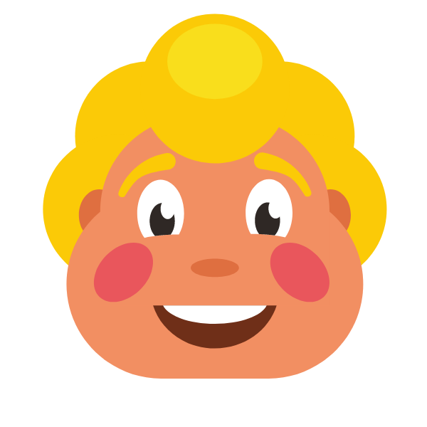 Face of a happy boy