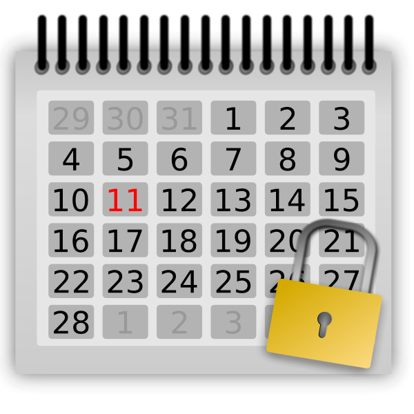 Locktober Calendar Customize and Print