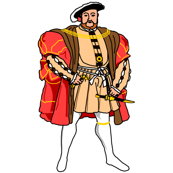 King Henry cartoon image | Free SVG