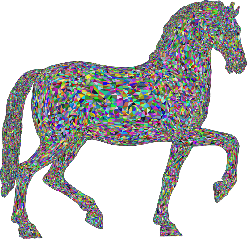 Colorful horse