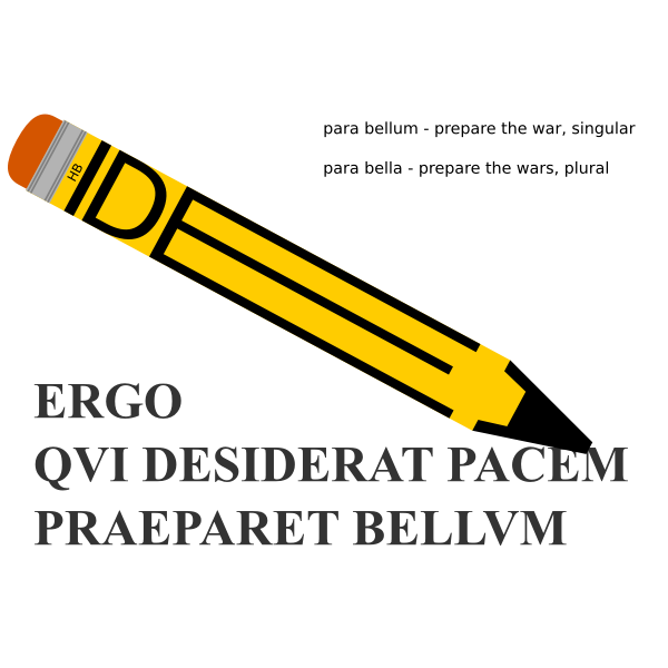 Pencil logotype clip art
