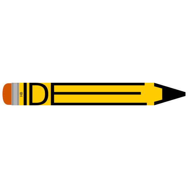 Idea pencil logo concept