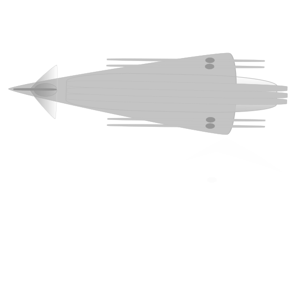 Space jet with laser guns vector clipart