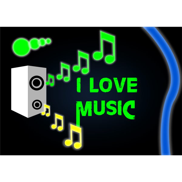 I love music Free SVG