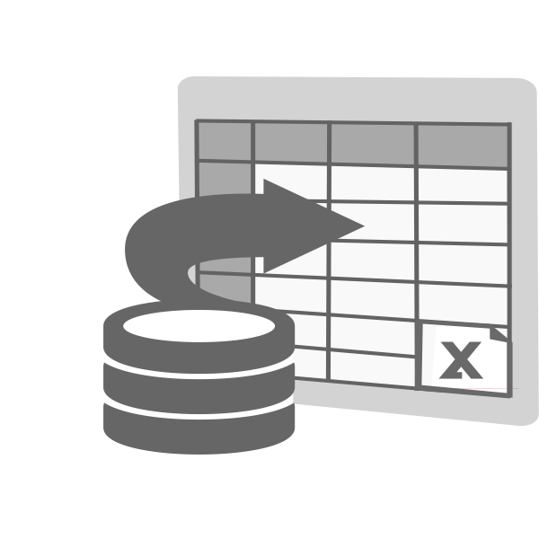 excel icon vector