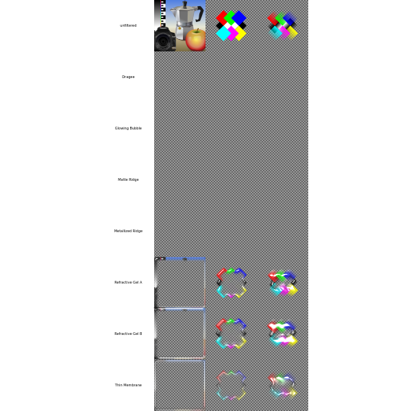 inkscape filters Ridges