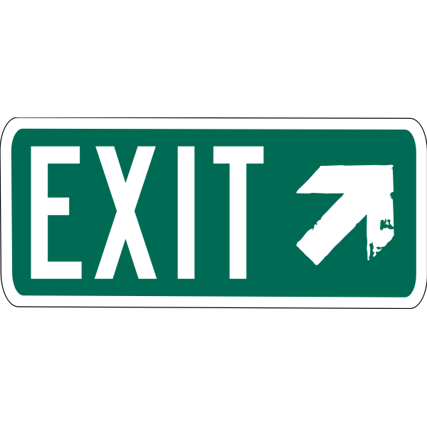 interstate exit | Free SVG