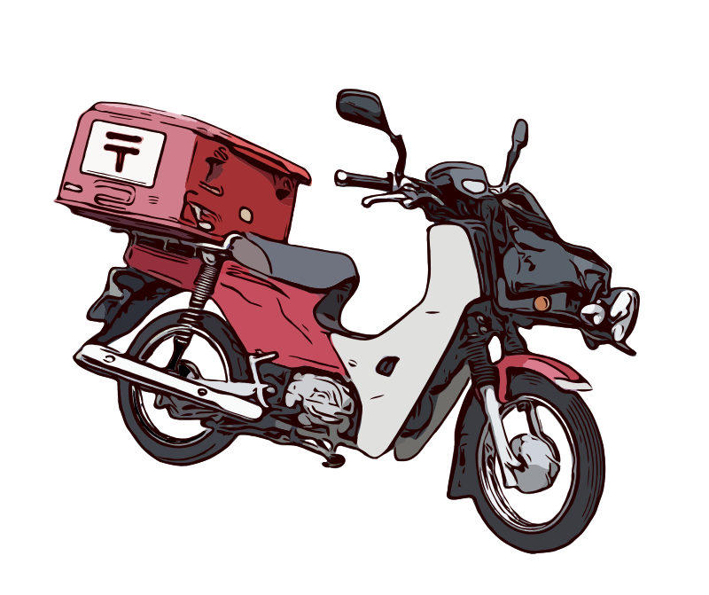 Delivery moped