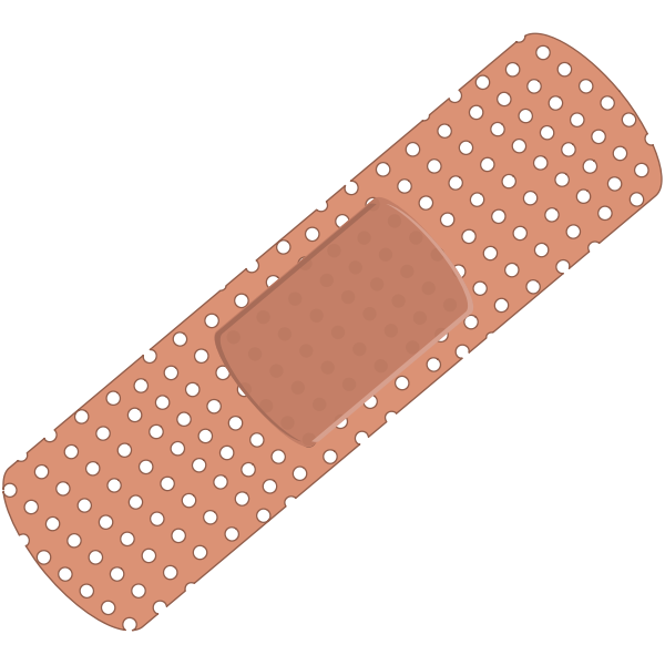 Vector image of plaster