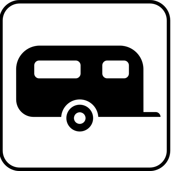 US National Park Maps pictogram for a campsite vector image