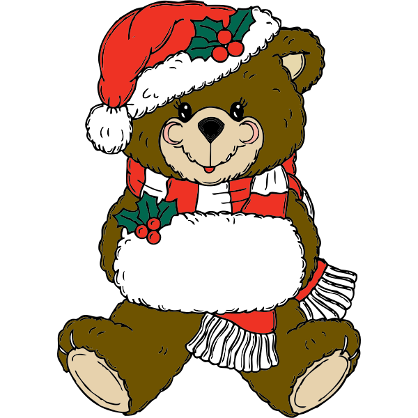 Download Christmas Bear | Free SVG