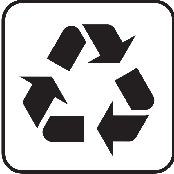 US National Park Maps pictogram for recycling vector image