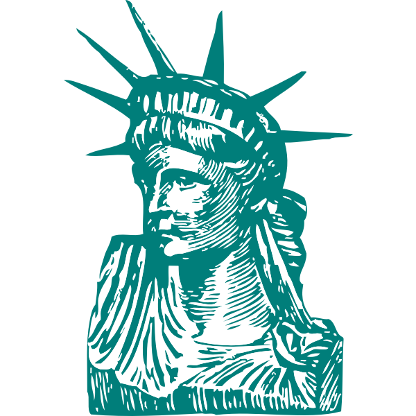 Statue of Liberty vector drawing
