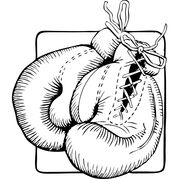 Boxing gloves vector graphics