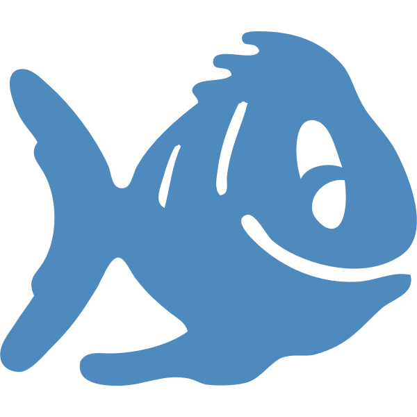 Fish icon vector