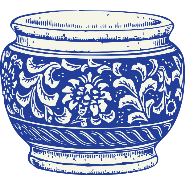 Flower pot vector illustration
