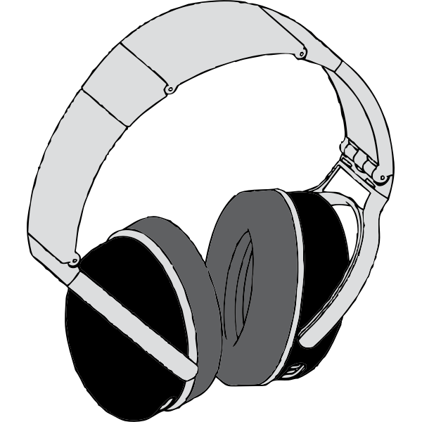 Headphone vector graphics