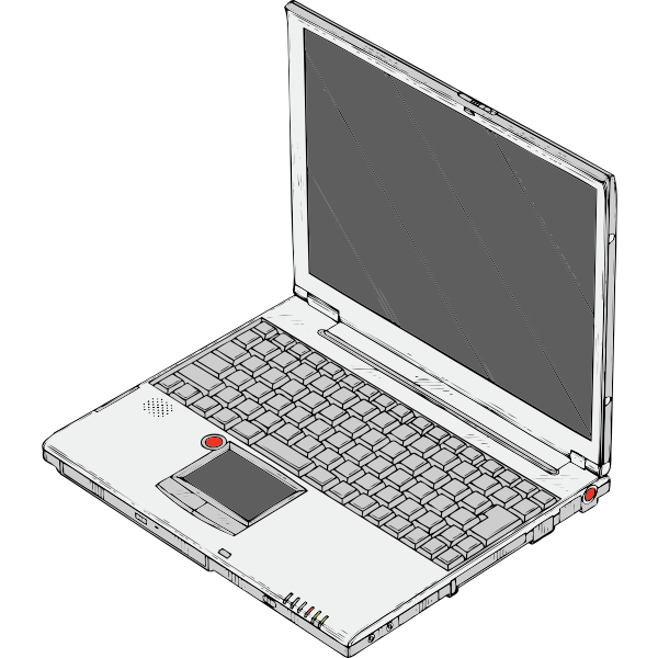 Download Laptop Personal Computer Vector Drawing Free Svg