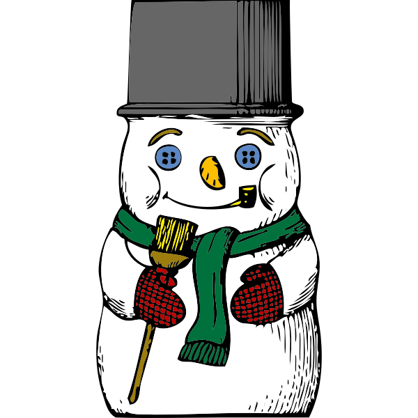 Download Snowman vector clip art graphics | Free SVG