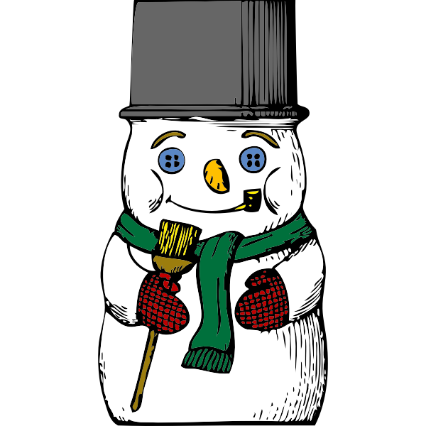 Download Snowman Vector Clip Art Graphics Free Svg