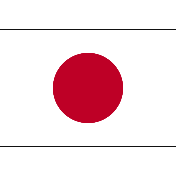 Japan Flag Map PNG