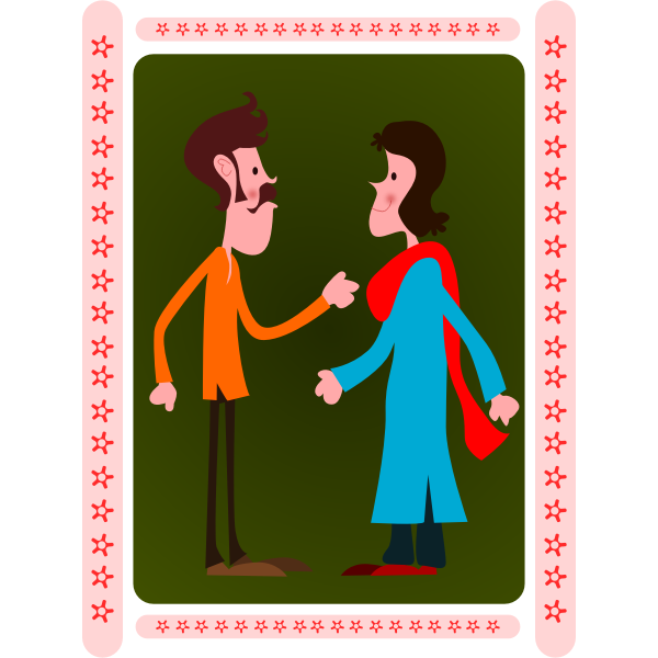 indian couple | Free SVG