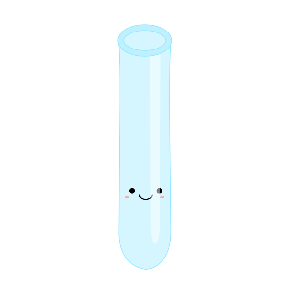 Smiling test tube