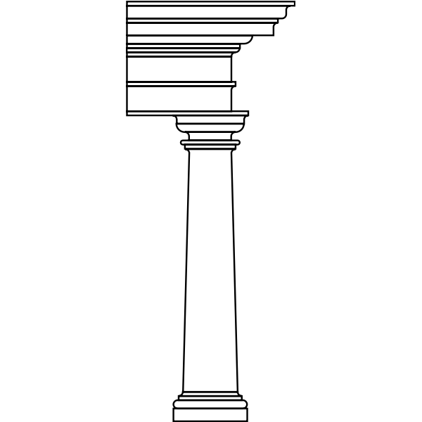 Vector Image Of Column Pillar Free Svg