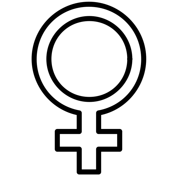 woman symbol vector