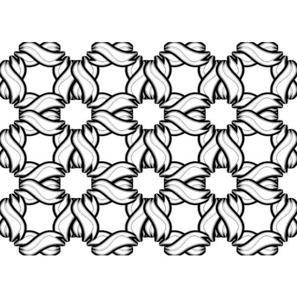 Vector image of black and white pattern background