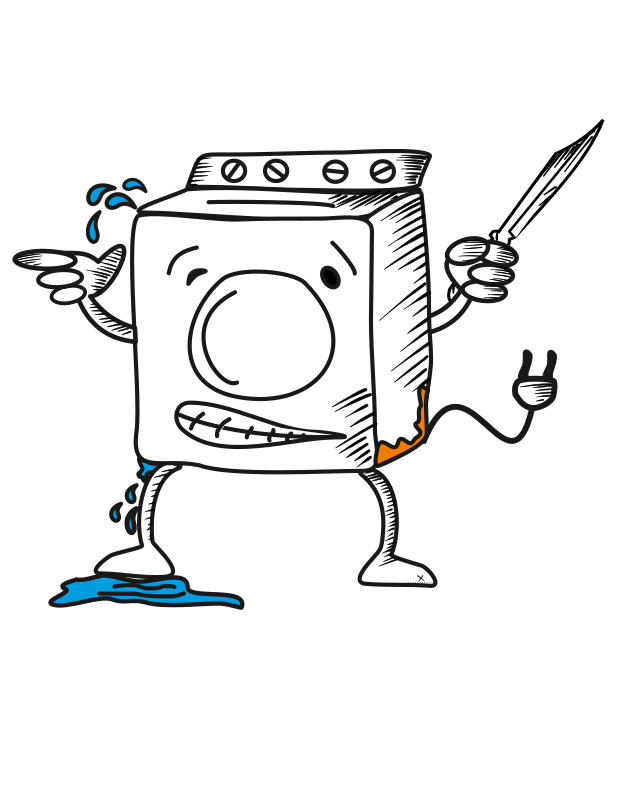 Washing machine character