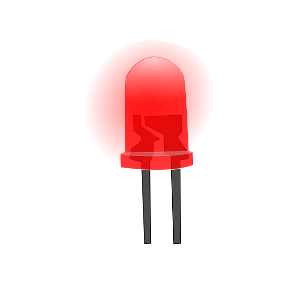 Red Led Lamp Free Svg