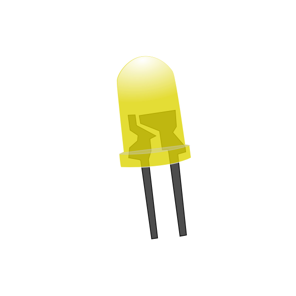 led lamp yellow off