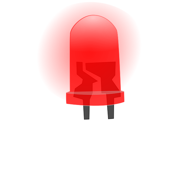 Red Led Lamp Image Free Svg